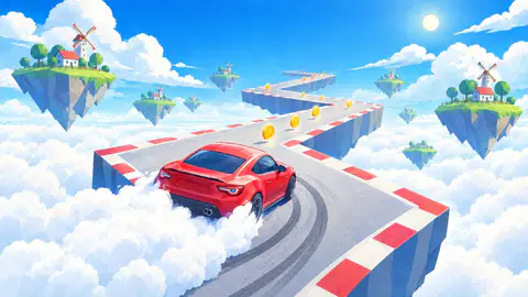 Drift Circuit cover art (a game we make)